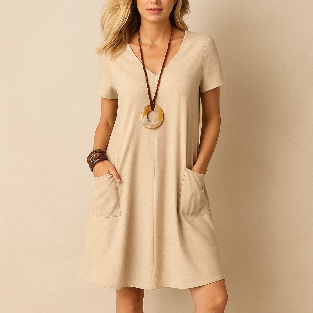Lina | Timeless Tummy Flattering Comfort Dress