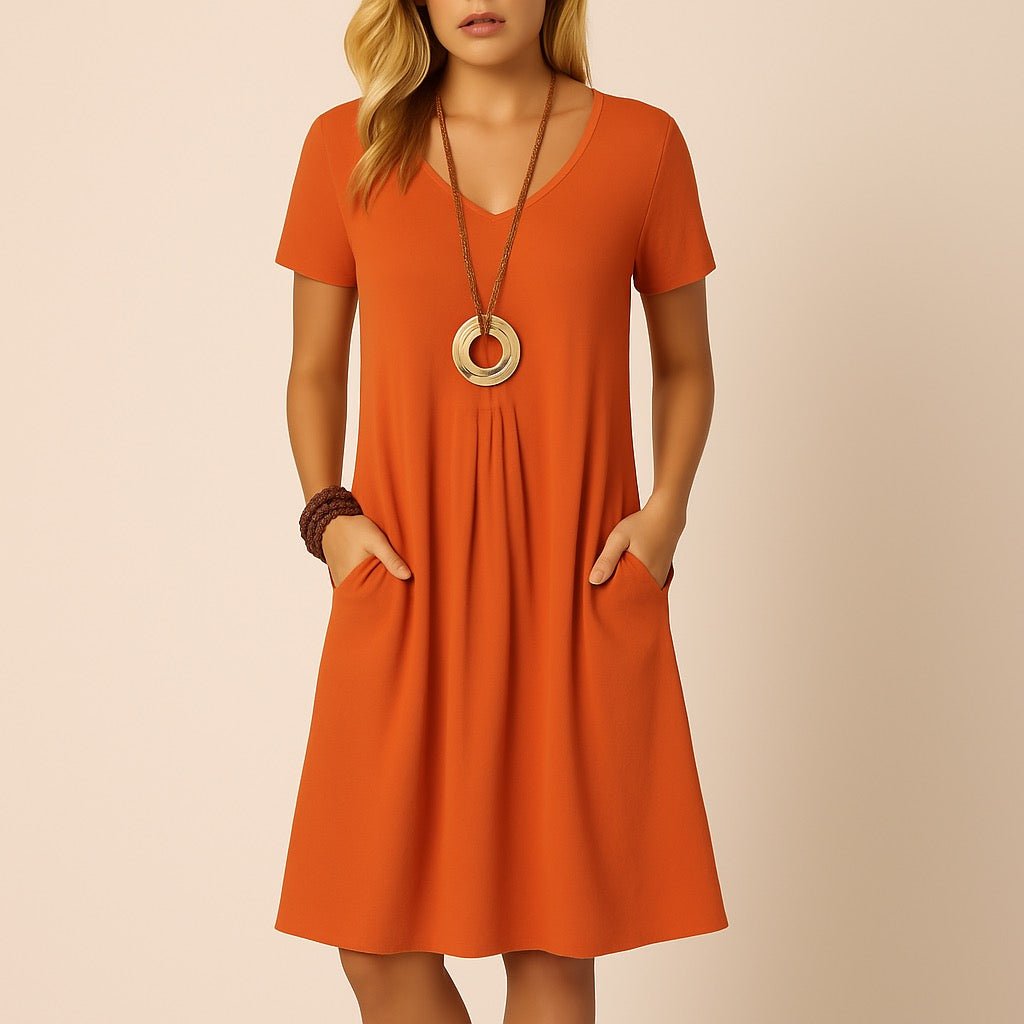 Lina | Timeless Tummy Flattering Comfort Dress