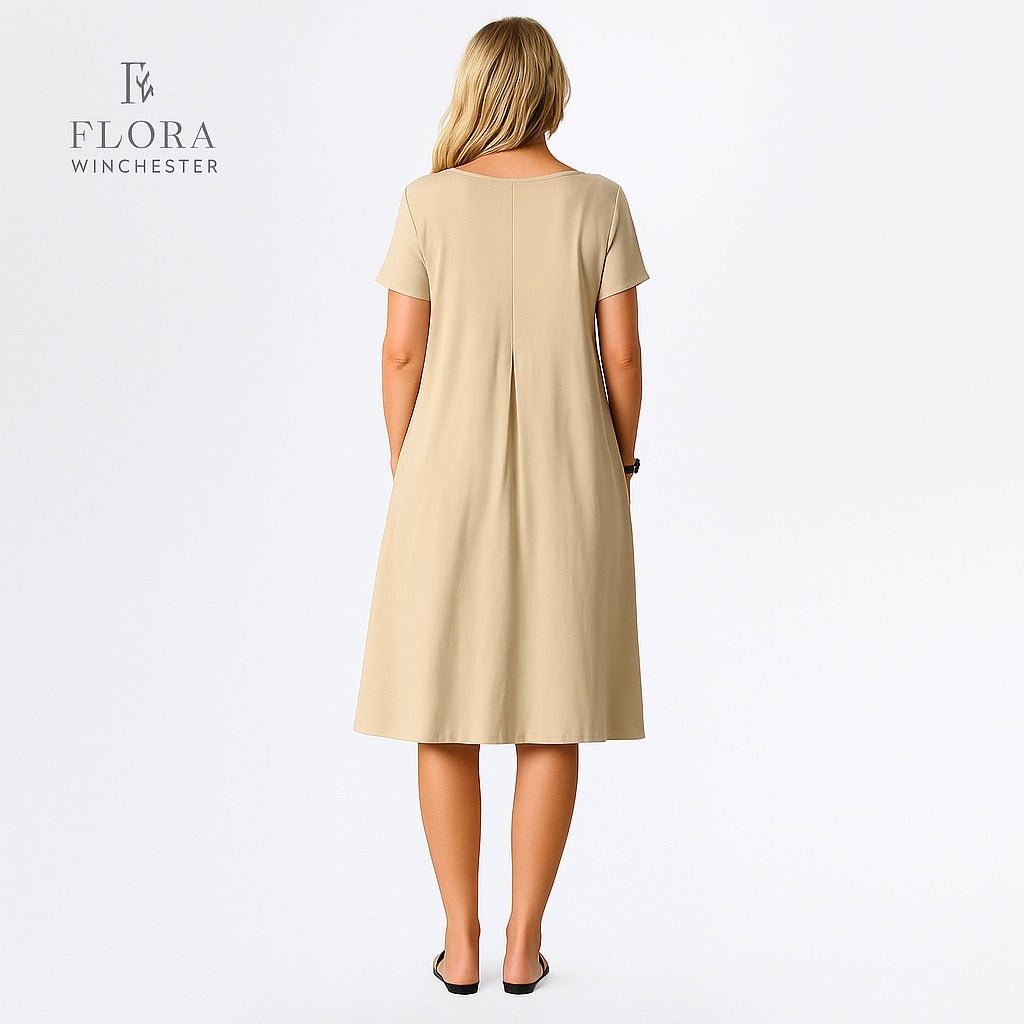 Lina | Timeless Tummy Flattering Comfort Dress