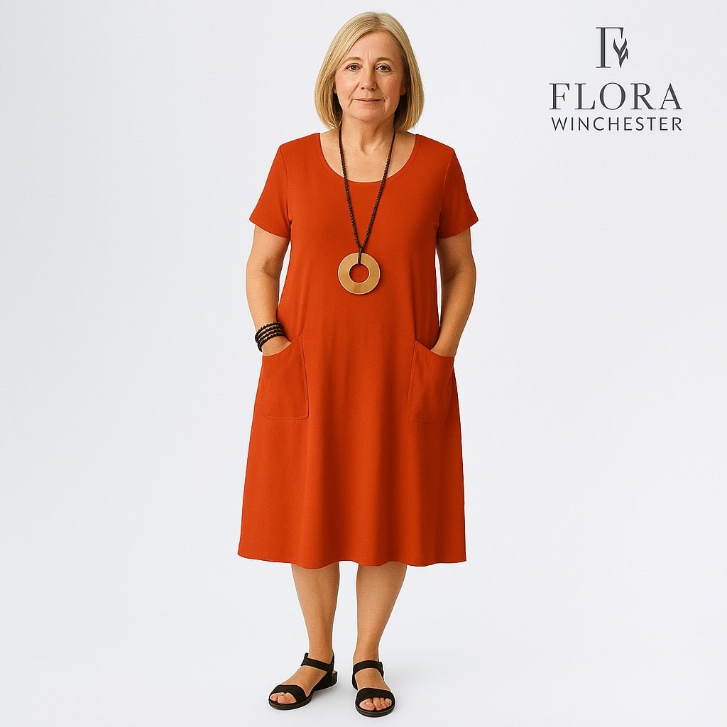 Lina | Timeless Tummy Flattering Comfort Dress