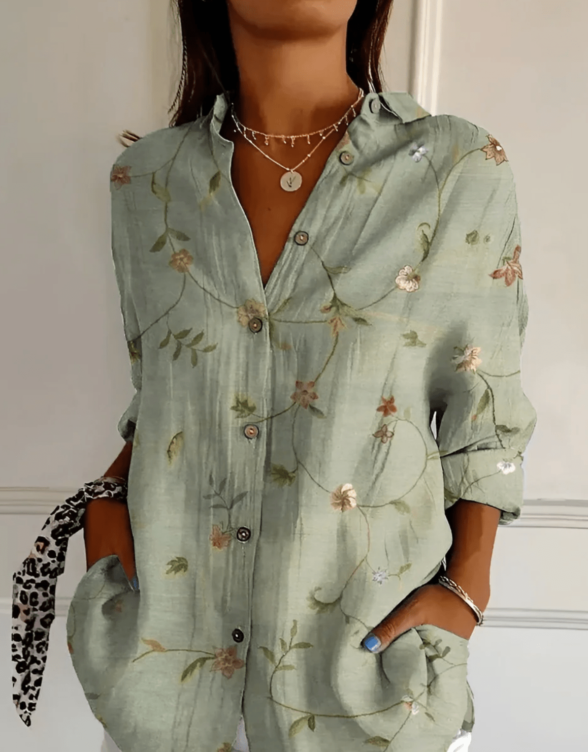 Maia | Floral Summer Blouse