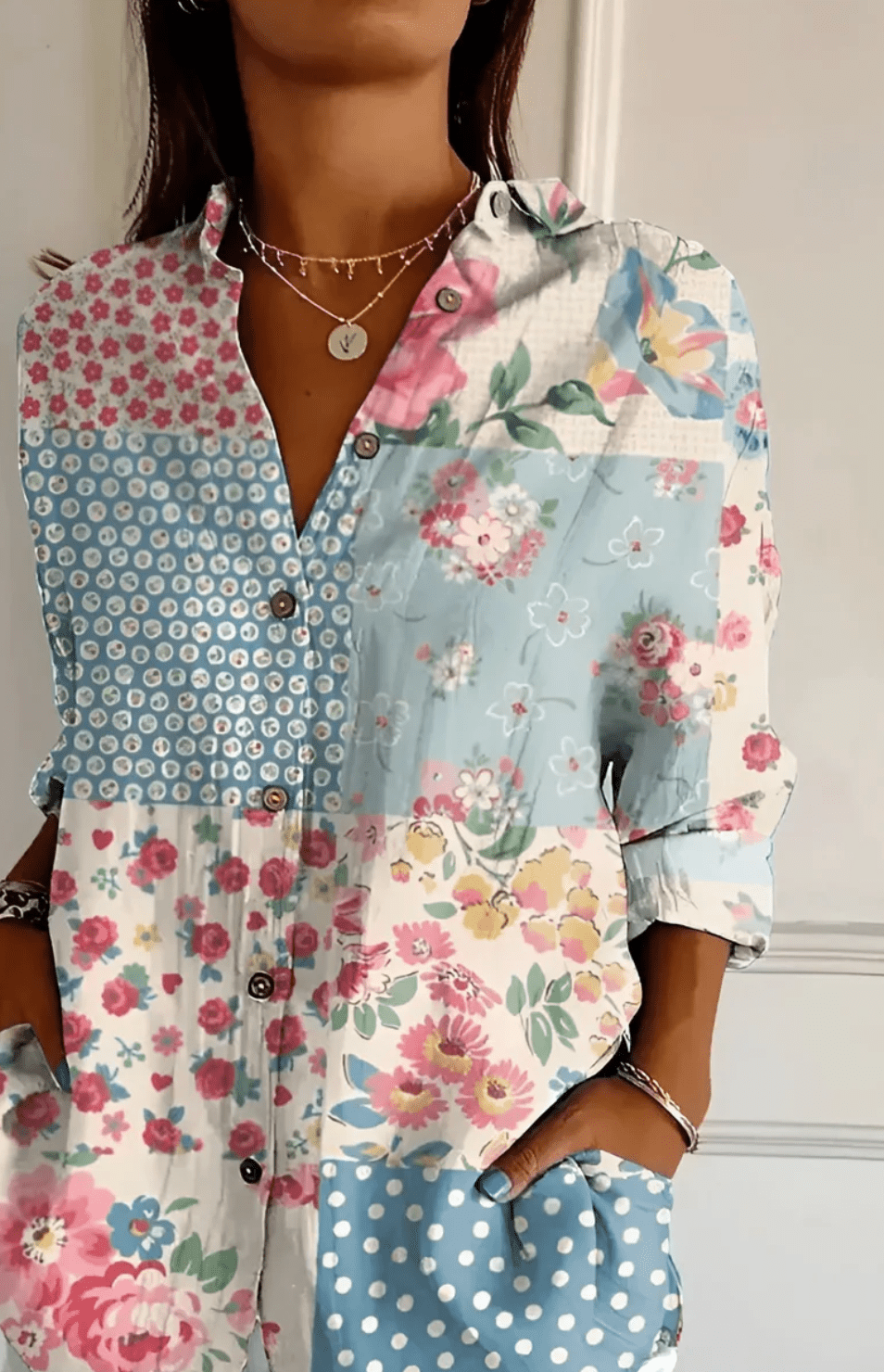 Maia | Floral Summer Blouse