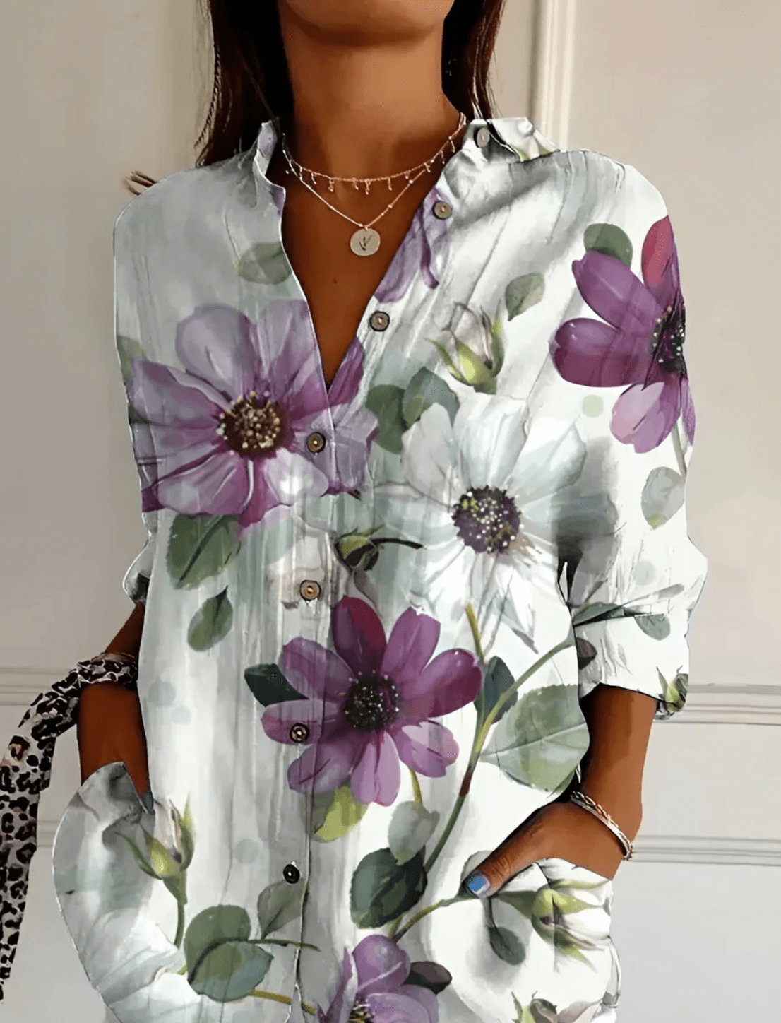 Maia | Floral Summer Blouse