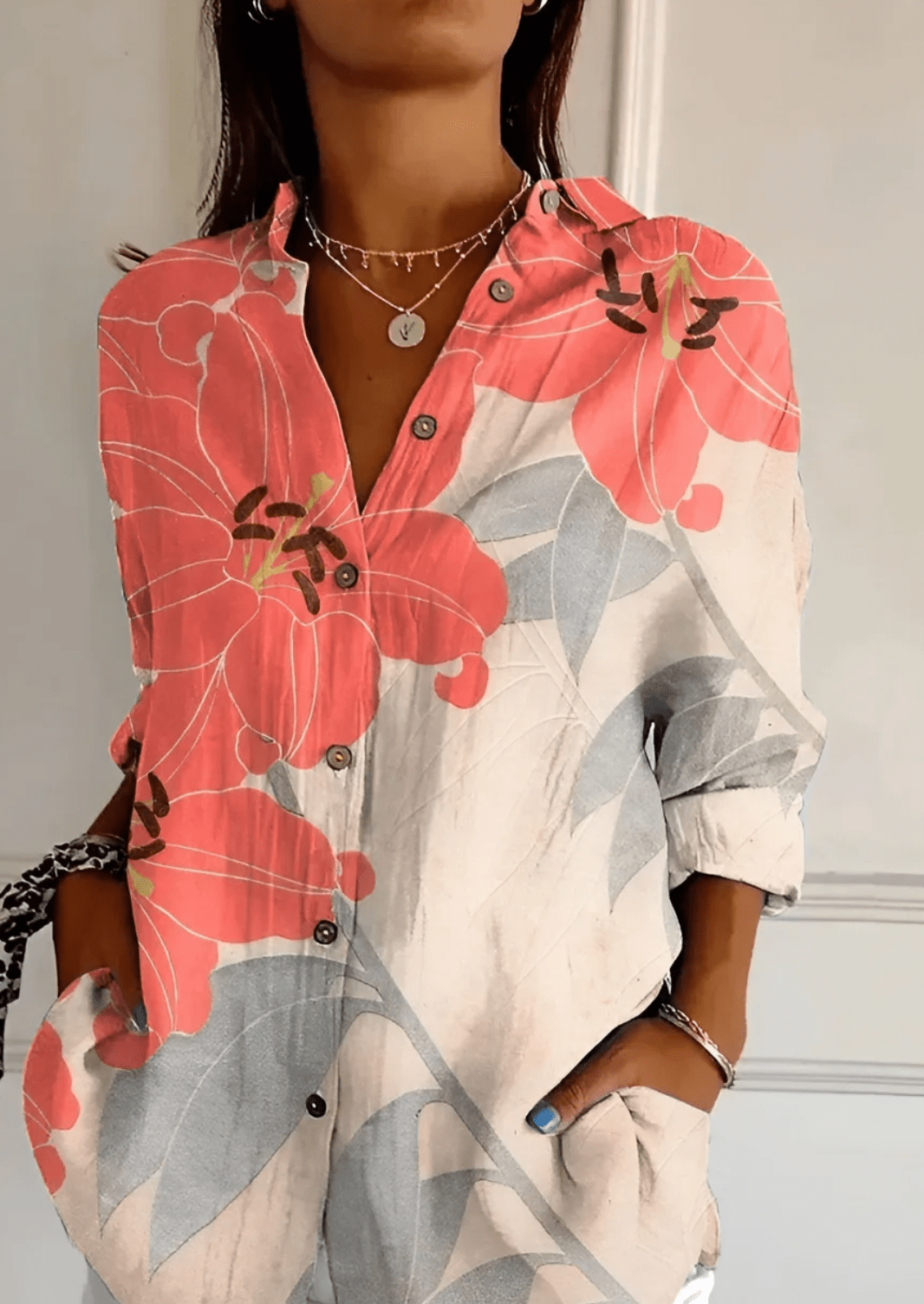 Maia | Floral Summer Blouse